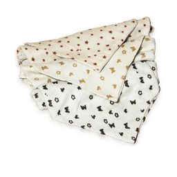 GRAZIO Kids 3 Peices Ajrakh Print Muslin Cloth-image-94
