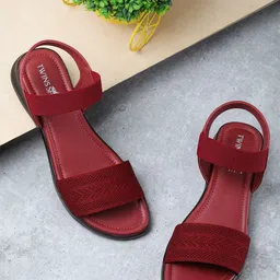 TWINSSHOE Women Open Toe Flats-image-23