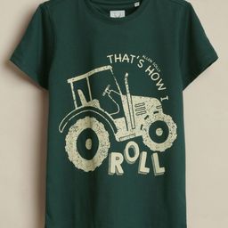 Allen Solly Junior Boys Graphic Printed Crew Neck Regular Fit T-shirt-picture-31