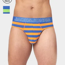 Jack & Jones Men Striped Basic Brief-image-12