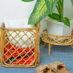 AJAARA Beige Textured Laundry Bag-54