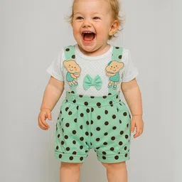 Nicehug Girls Green Dresses-25