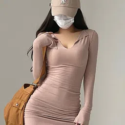 StyleCast x Revolte Women Bodycon Mini Dress-picture-34