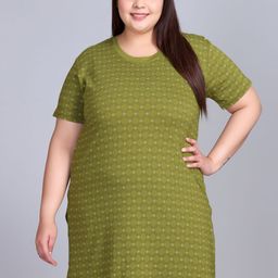 IN Love Women Printed Cotton Lounge T-Shirt-image-8