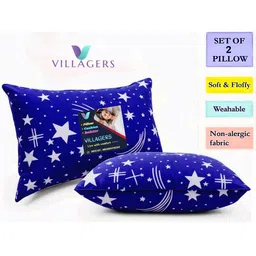 VILLAGERS Unisex Blue Pillows-picture-30