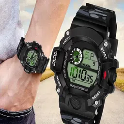 Hala Men Solid Round Tang Regular Digital Watch-G90-6 image 3