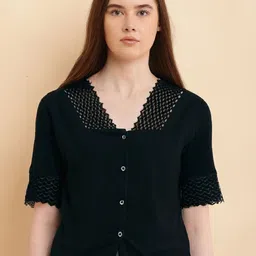 SHAHVEER CREATION Shirt Style Top-image-89