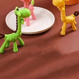 Kritiu Set Of 3 Giraffe Shape Silicone Teether-30