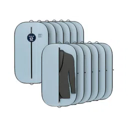 Aura Grey 12 Pieces Regular Multi-Utility Organisers-18