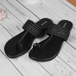 WALKWAY by Metro Women Woven Design One Toe Flats-image-86