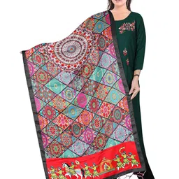 SHIV FASHION Ethnic Motifs Printed Dupatta-image-91