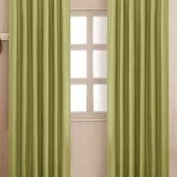 HOMEMONDE Green 2 Pieces Black Out Door Curtains-image-49