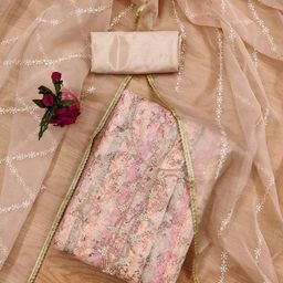 Rangtulika Ethnics Embellished Unstitched Dress Material-picture-3