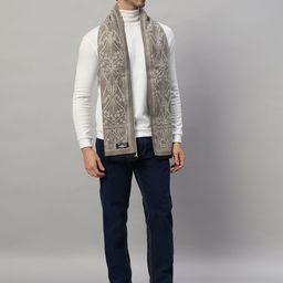 HANDICRAFT PALACE Men Self Design Merino Wool Mufflers-image-15