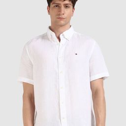 Tommy Hilfiger Men Classic Opaque Casual Shirt-image-8