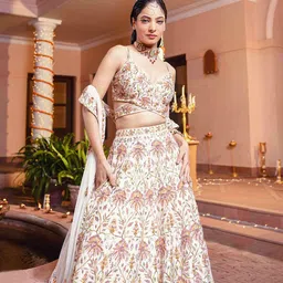 The Front Row Embellished Beads and Stones Ready to Wear Lehenga & Blouse With Dupatta-picture-38