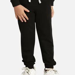 Juniors by Babyshop Boys Cotton Regular Fit Mid-Rise Joggers-picture-12