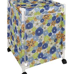 HOKIPO White & Blue Printed Foldable Laundry Bag-42