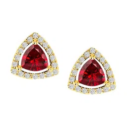 MINUTIAE Triangular Studs Earrings image 2