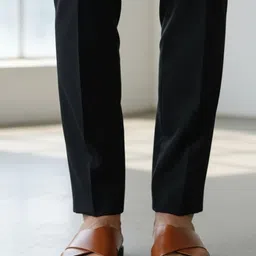 MICHEAL FERAAS Men Leather Comfort Sandals-picture-10