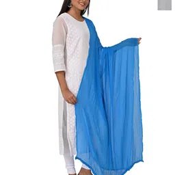 HELLA FASHIONS Selection Of 2 Chiffon Dupattas-picture-6