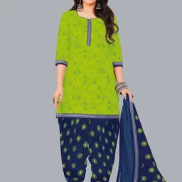 Simmu Women Printed Regular Pure Cotton Kurta with Patiala & With Dupatta-picture-48