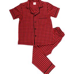 KRISS-CROX Kids Checked Pure Cotton Night suit-image-56