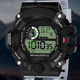 SWADESI STUFF Kids Dial & Straps Analogue Automatic Watch ARMY WHITE 2030-picture-6