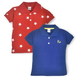 BAESD Boys 2 Printed Polo Collar T-shirt-image-49