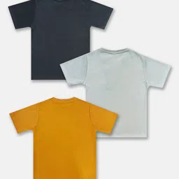 Here&Now X Game Begins Boys Pack Of 3 Assorted Printed T-shirts image 2