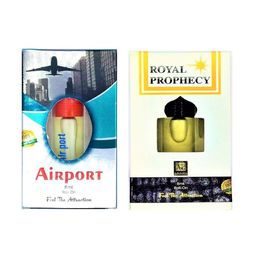 RAVIOUR LIFESTYLE Feel The Attraction Set Of 2 Airport & Royal Prophecy Attar- 8 ml Each-10