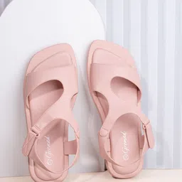 BRISKERS Gromad Classic Charm Open Toe Flats-30