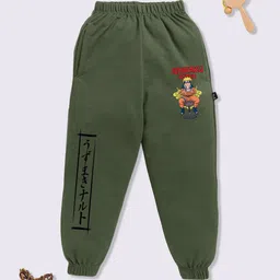 YK X Minute Mirth Boys Naruto Printed Mid-Rise Joggers-image-18