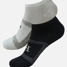 StyFun Men Pack Of 2 Patterned Moisture-Wicking Ankle Length Running Socks-66