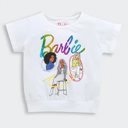 Tiny Girl Brand Logo Print Placement Print Top-image-70
