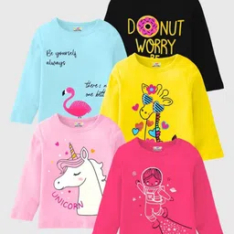 KUCHIPOO Girls 5 Printed T-shirt-picture-25