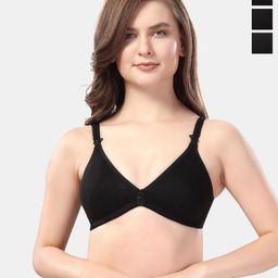 Fabme Pack Of 3 Full Coverage Cotton Maternity Bra-13