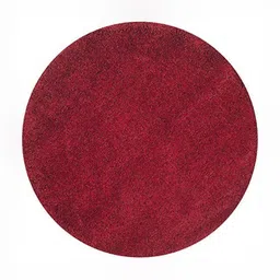 Banchmark Home Furnishings Red Solid Shaggy Polyester Carpet-10