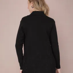 Crimsoune Club Self Design Longline Open Front Shrug image 5