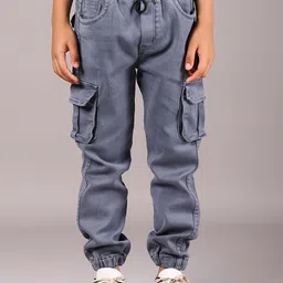 V-Mart Boys Regular Fit Mid-Rise Joggers Trousers-image-59