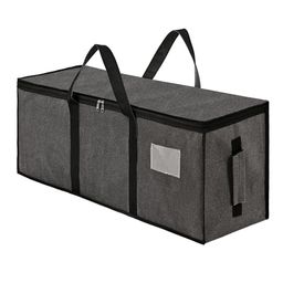 Kuber Industries Grey & Black Handbag Organiser-52