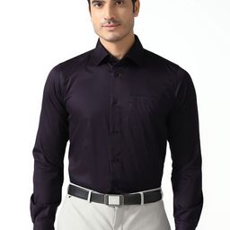 Blackberrys Indian Slim Fit Spread Collar Cotton Formal Shirt-picture-4