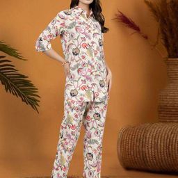 Moda Rapido Printed Shirt With Trousers Co-Ords image 2