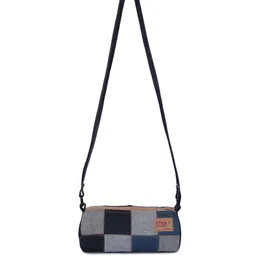 Pose india Colourblocked Structured Sling Bag-image-89
