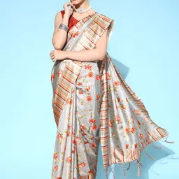 Anouk Rustic Floral Silk Blend Saree-32