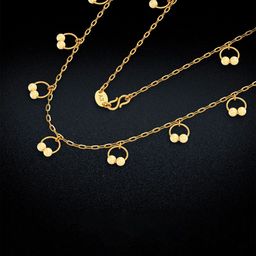 Joyalukkas 22KT Beaded Radiance Necklace Gold-4.57 g-picture-46