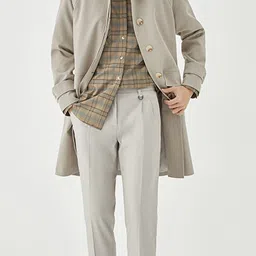 Mast & Harbour Men Spread Collar Solid Tailored Jacket-picture-26