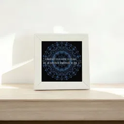 Anikmart White 1 Pieces MDF Table Photo Frames-18