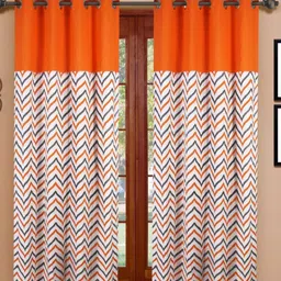 Dekor World Multicoloured Set of 2 Long Door Curtain-picture-54