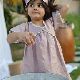 Funny Bones Clothings Linen A-Line Dress-image-91